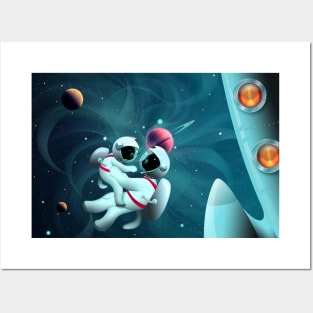 Space Cats Posters and Art